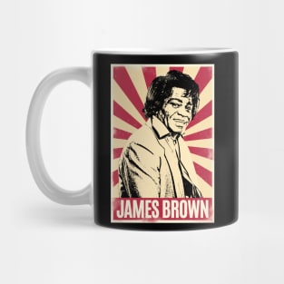 Retro Vintage James Brown Legends 80s Mug